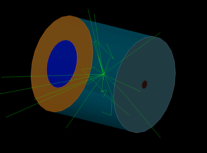 Bismuth is clearly visible in different location then where radioactivity is observed